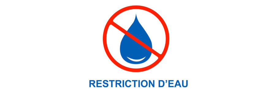 RESTRICTIONS EAU